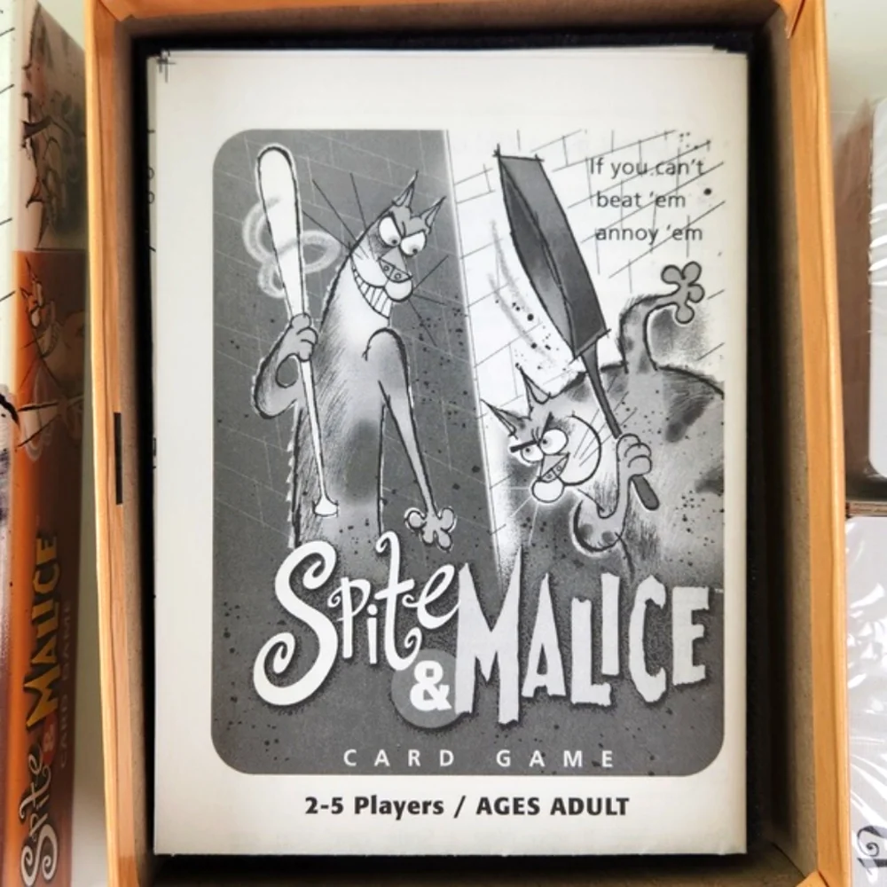 SPITE & MALICE Card Game, Box Open, Factory Sealed Cards